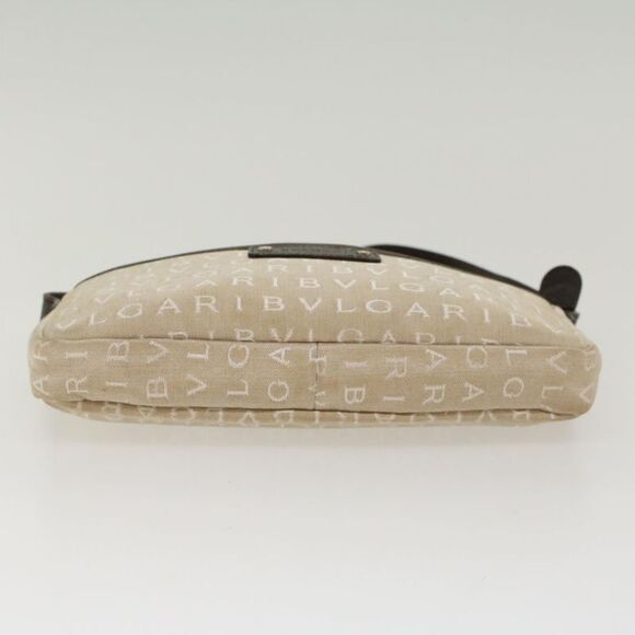 Bulgari Beige Canvas Shoulder Bag (Pre-Owned) - Picture 3 of 16